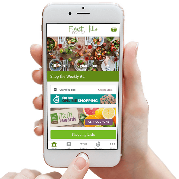 Download Mobile App Forest Hills Foods